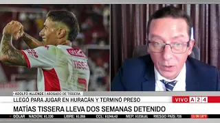 Imagen del caso Detienen al jugador de Huracan Matias Tissera: El Fiscal piensa que hay peligro de fuga